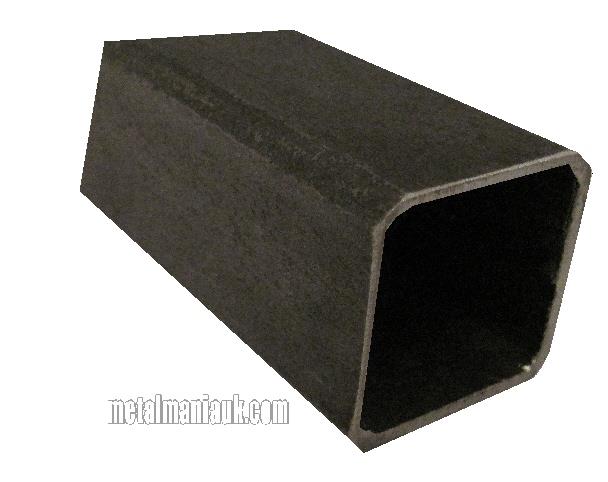 Mild Steel SQUARE BOX POST Tube Bandsaw Cut 80mm x 80mm x 3mm Various Lengths 