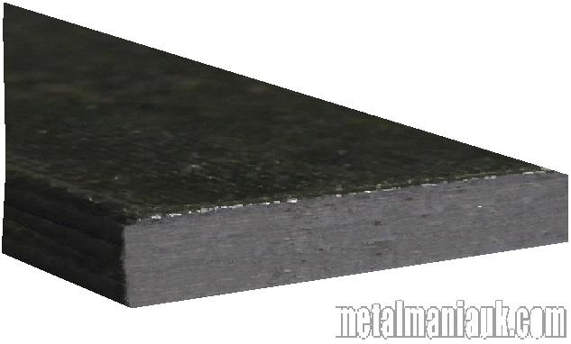 Mild steel Black flat strip 100mm x 8mm x 500mm,new. 
