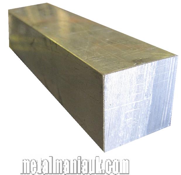 Aluminium 6082T6 1 3/4"square bar x 500mm 