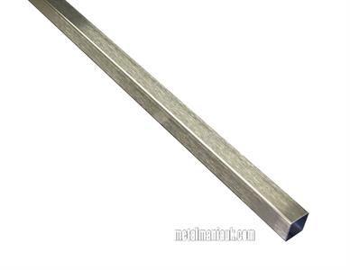 Buy Stainless steel box section D/P 1.4301 spec 15mm x 15mm x 1.5mm wall Online