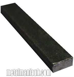 Buy Black flat steel strip 13mm x 5mm Online