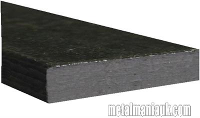 Buy Black Flat steel strip 100mm x 10mm Online