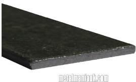 Buy Black flat steel strip 100mm x 3mm Online