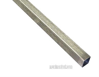 Buy Stainless steel box section D/P 20mm x 20mm x 1.5mm wall Online