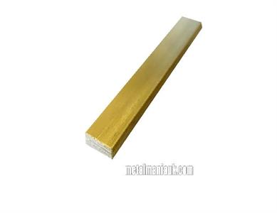 Buy Brass flat bar CZ121 spec 1/2