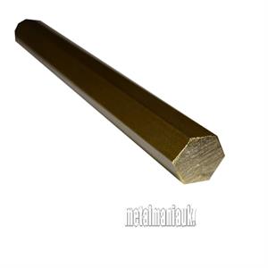 Buy Brass hexagon bar CZ121 CW614N 11/16