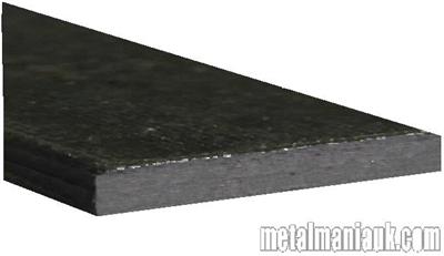 Buy Black flat steel strip 100mm x 5mm Online