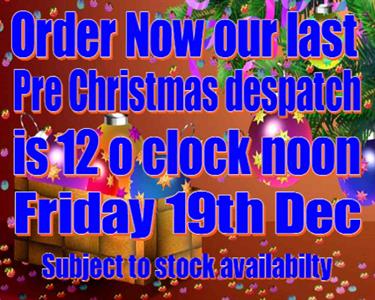Buy Our last Pre Christmas despatch is 12 o clock noon Friday 19th December back on the 5th January  Online