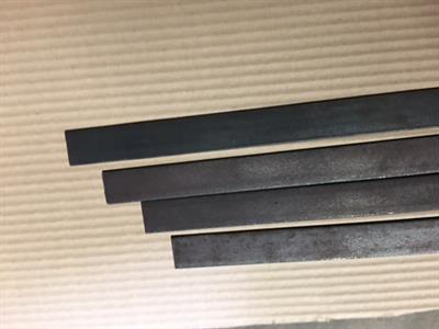 Buy Black flat steel strip 13mm x 3mm x 1mtr long - 4 pack Online