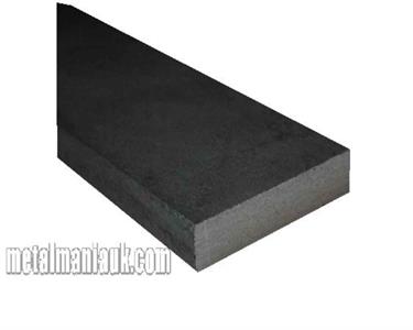 Buy Black flat steel strip 40mm x 10mm Online