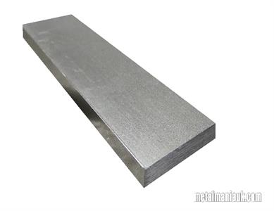 Buy Bright flat mild steel bar 50mm x 10mm