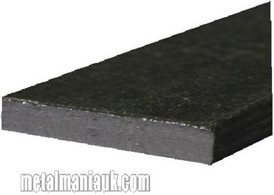 Buy Black Flat steel strip 75mm x 8mm Online