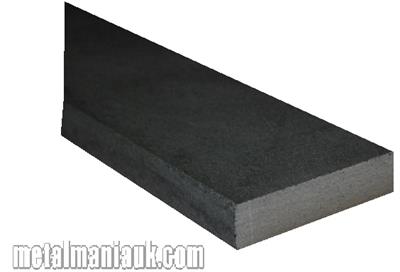 Buy Black flat steel strip 30mm x 6mm Online