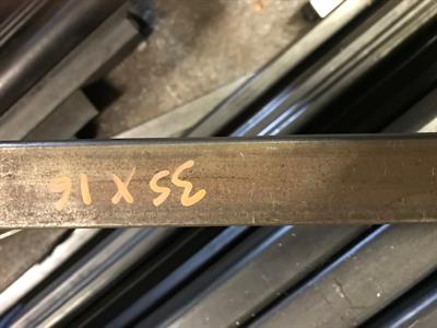 Buy Rectangular Hollow Section steel ERW 35mm x 16mm x 1.2mm 