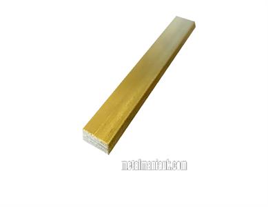 Buy Brass flat bar CZ121 1/2 x 3/16 Online