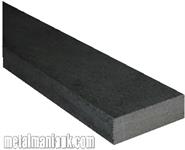 Black flat steel strip 20mm x 8mm