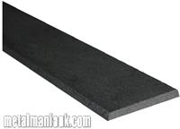 Black flat steel strip 20mm x 3mm