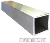 Aluminium box section 40mm x 40mm x 2mm 